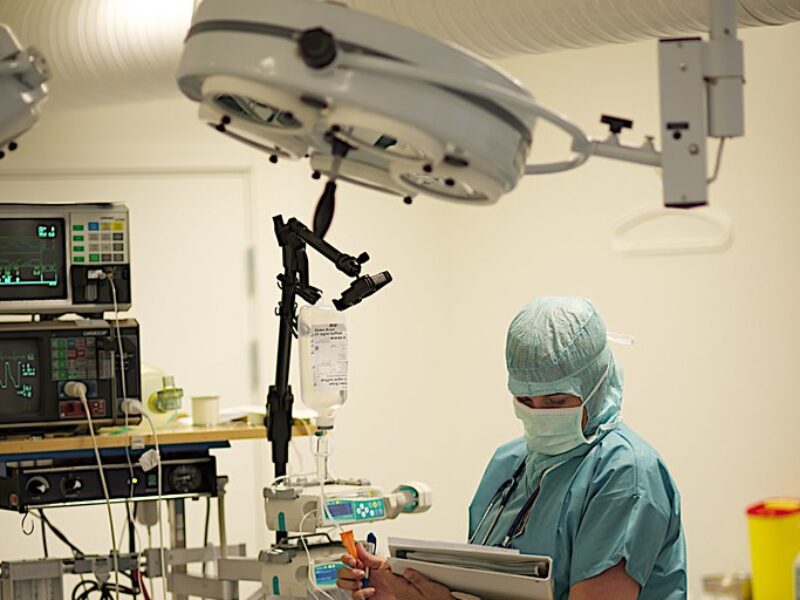A calm, clean treatment room in a wellness clinic